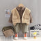 Spring and Autumn Boys Three-Piece Shirt Long Sleeve Set
